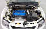 Engine bay hardware location diagram for Mitsubishi Evo VIII and Evo IX