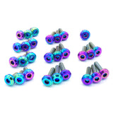 Cosmic Burn titanium Stage 2 engine bay hardware kit for Mitsubishi Evo VIII / IX